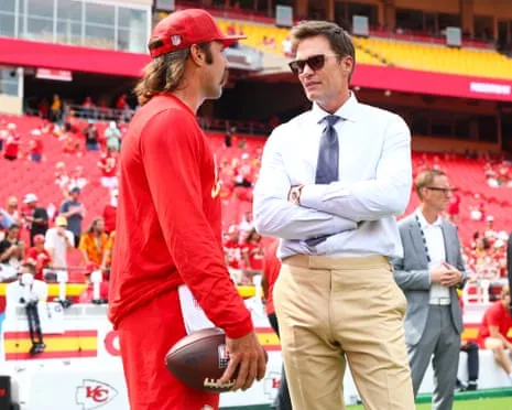 The NFL legend ignites social media outrage following appearing in Vegas coaching booth