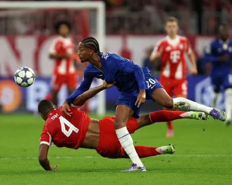 Chelsea's manager explodes when the German giants center-back Jonathan Tah escapes dismissal in UCL setback